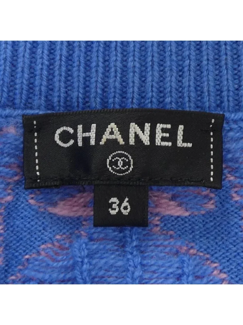 Chanel Knit Sweater Blue